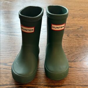 Hunter Forest Green Waterproof Boots